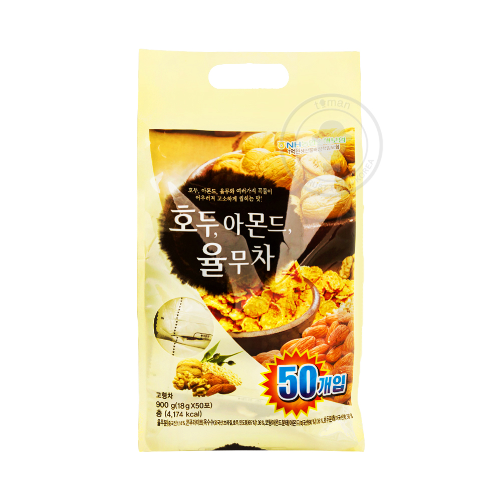동일에프앤티 호두 아몬드 율무차 50T : Teaman
