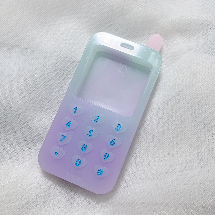 레트로 셀폰 쉐이커 레진 실리콘 몰드 resin shaker mold : 아워페이보릿띵