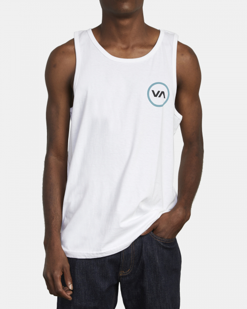 [RVCA] VA MOD TANK WHT 루카 브이에이 모드 탱크탑 화이트 : 서프림