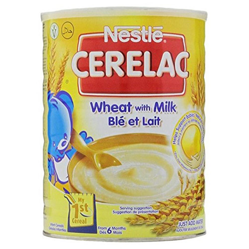 네슬레 세레락 6개월 이상 이유식 밀 with 밀크 1kg, 2캔 - Nestle Cerelac Wheat With Milk : 이머커스코리아