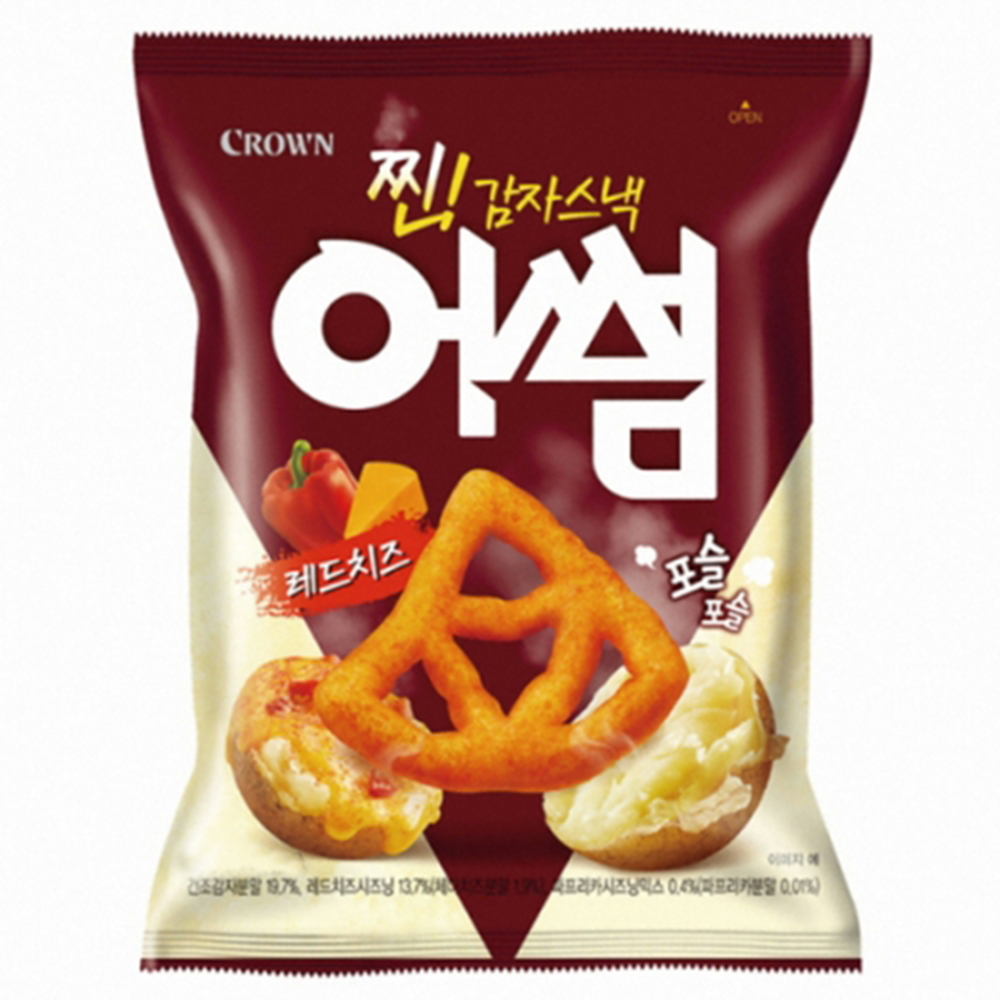 크라운 어썸 레드치즈 37gx12개 : 배꼽마켓
