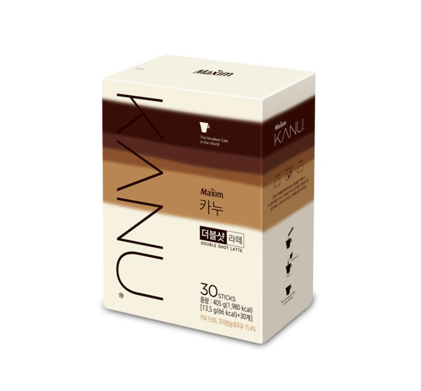 맥심 카누 더블샷 라떼 13.5g x 30개입 : 일만상회