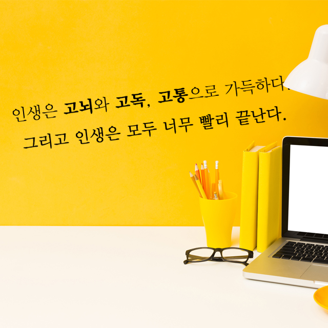 웰던 명언 인테리어 레터링 스티커 우디알렌 시트지 : WELL DONE