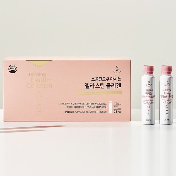[6개 구매시 추가 1개 증정] 스몰윈도우 마시는 엘라스틴 콜라겐 700ml [25ml x 28병(앰플)] : 작은창 큰풍경 월평점