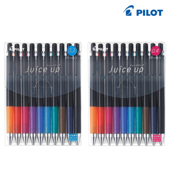 파이롯트 쥬스업 젤 잉크 볼펜 0.3mm 0.4mm 10색 세트 : 다올오피스
