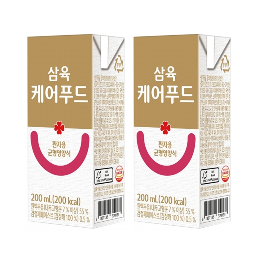 환자용 균형영양식 삼육 케어푸드 200ml x 24팩 : 일만상회