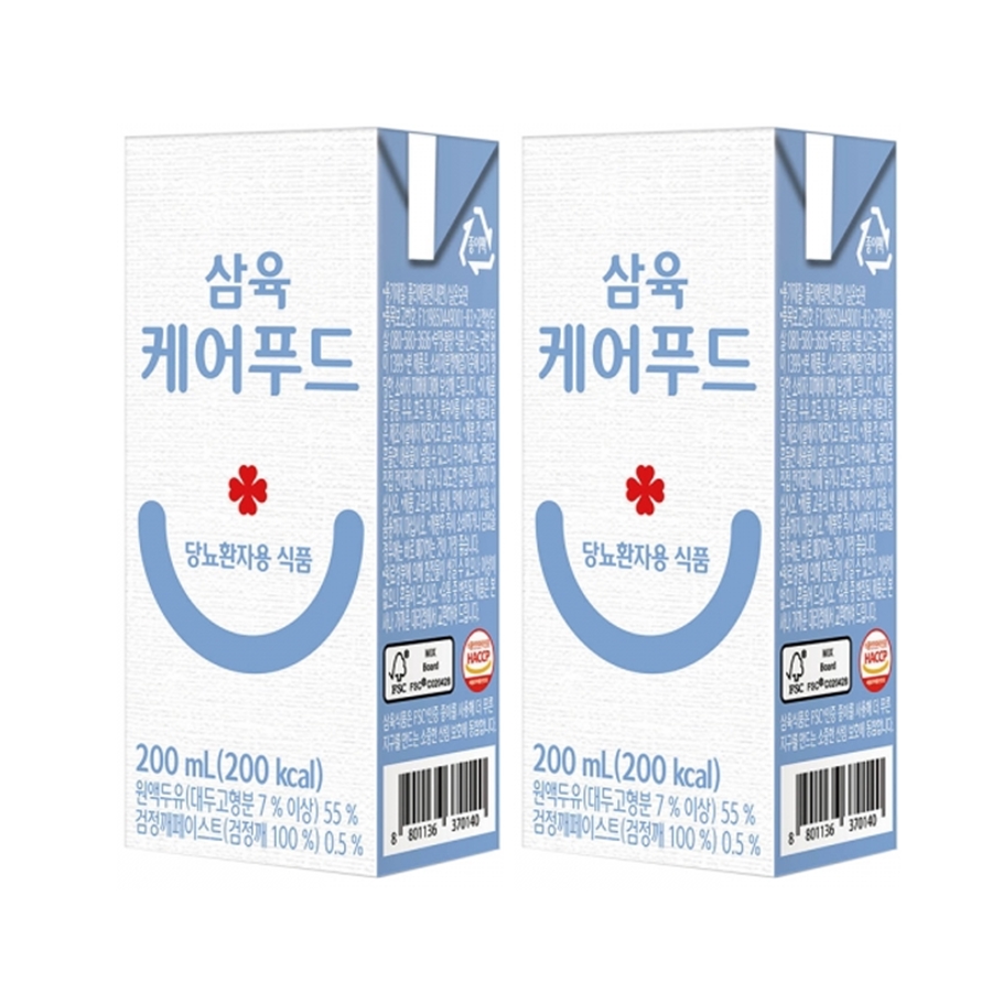 당뇨환자용 식품 삼육 케어푸드 200ml x 24팩 : 일만상회