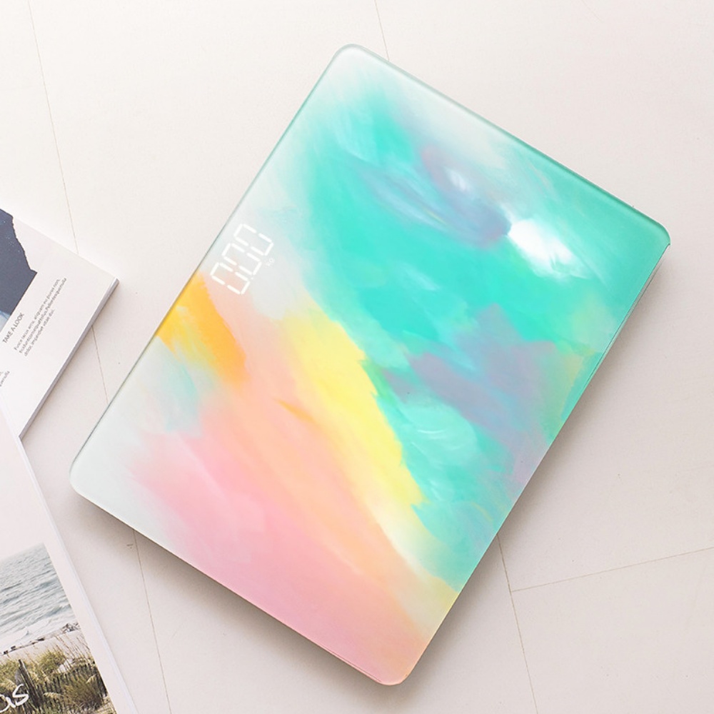 휴대용 LED 디지털 예쁜 체중계 : 바른생활주식회사