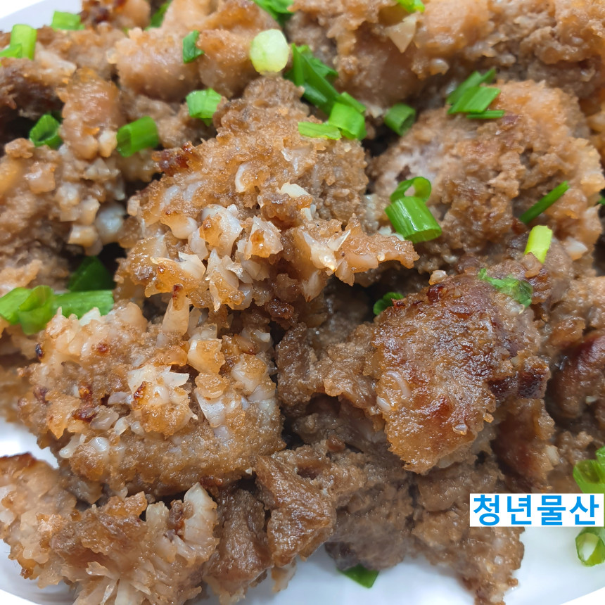 다미설 수제양념오도독살 전지오돌갈비 오돌뼈 연탄불고기 1kg : 청년물산
