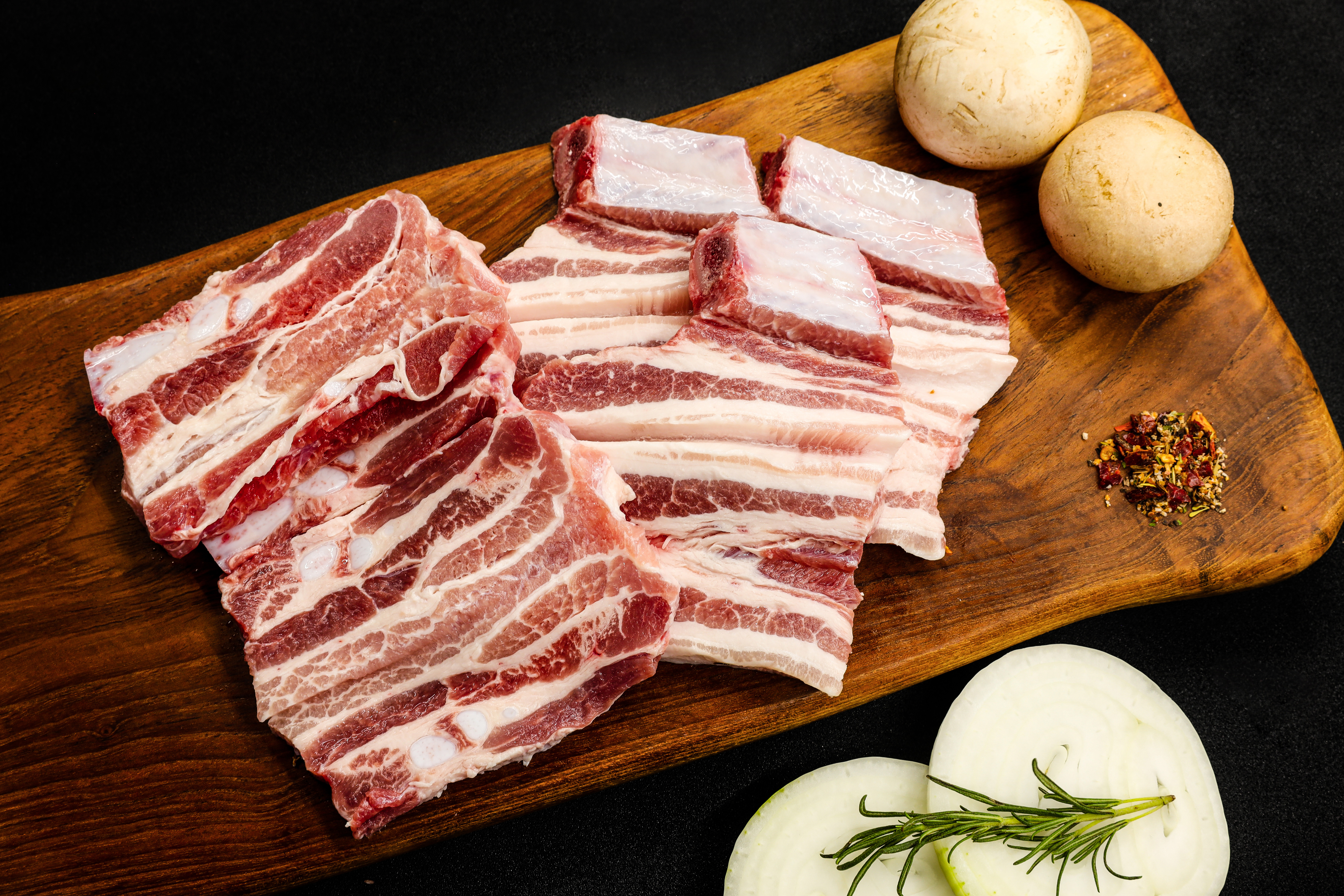 미트아일랜드 제주 신선 백돼지 생갈비 1kg : 미트아일랜드