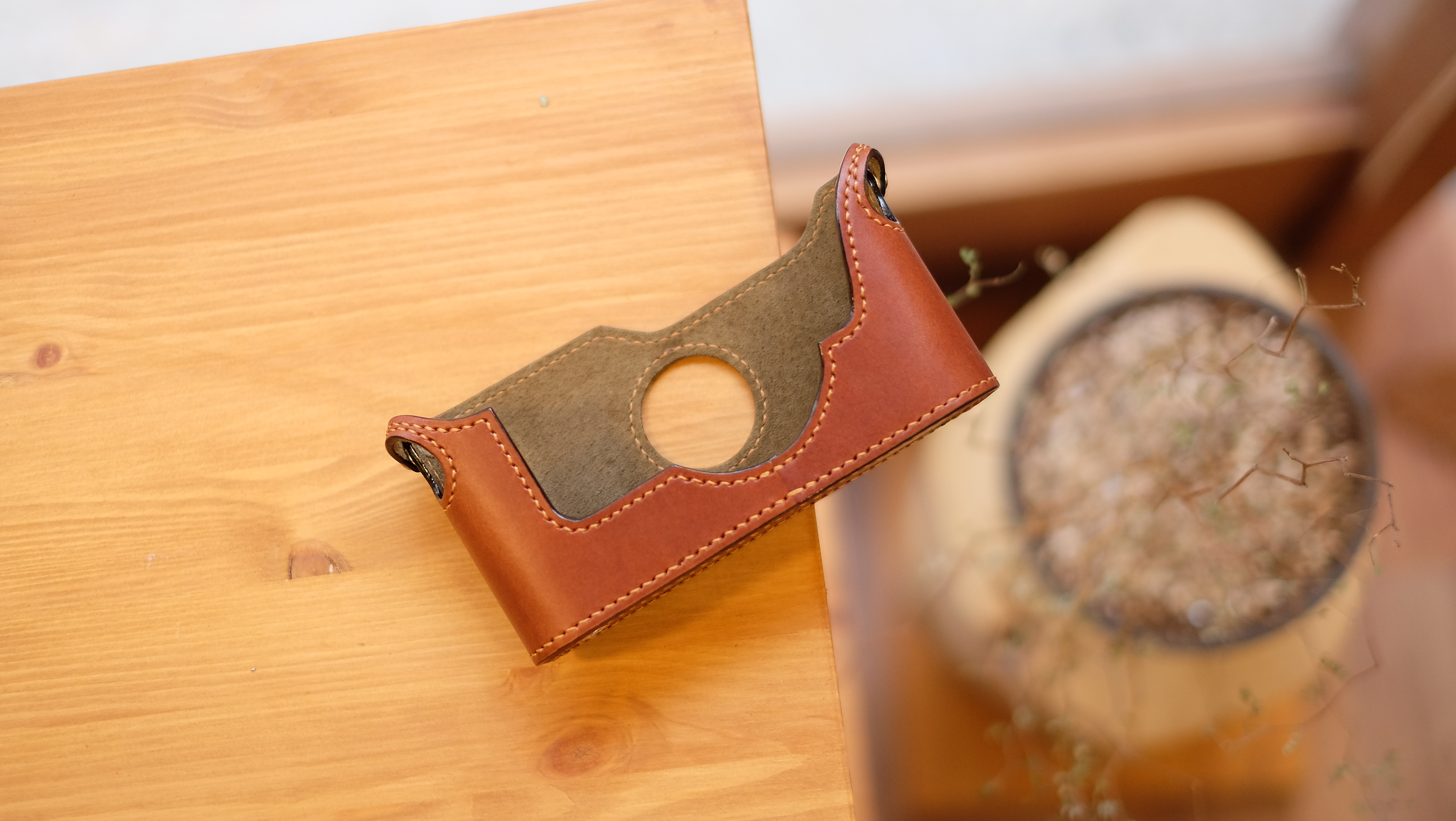 춘크래프트 핸드메이드 라이카 M2 M3 M4 케이스 leica half case : 춘크래프트
