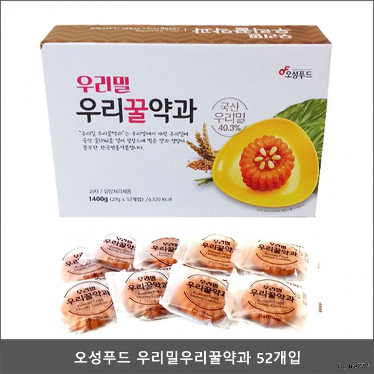오성푸드 우리밀우리꿀약과 52개입 오성푸드 누룽지 약과 쌀누룽지 컵누룽지 : 더몰 바람
