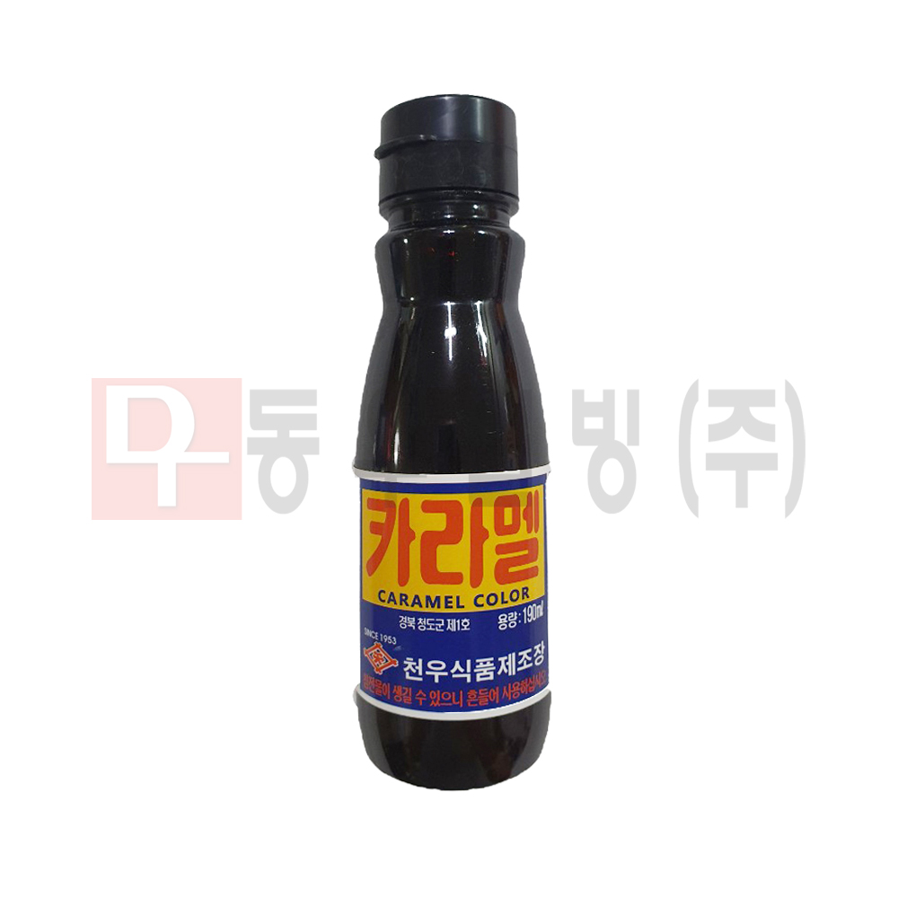 천우식품카라멜소스 190ML : 동우웰빙 푸드