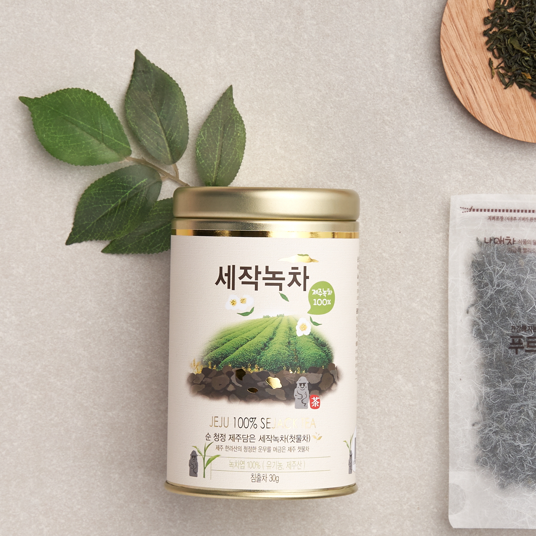 푸르메다 유기농 녹차 세작 (30g) : 푸르메다