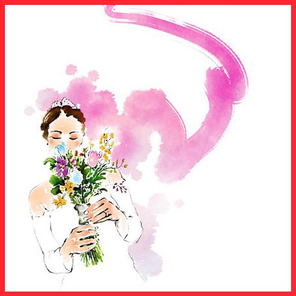 미용 남녀 사랑 연인 결혼 웨딩 데이트 커플 부케 꽃 파르텔 벽지 시트지 롤스크린 유리 : 으뜸데코