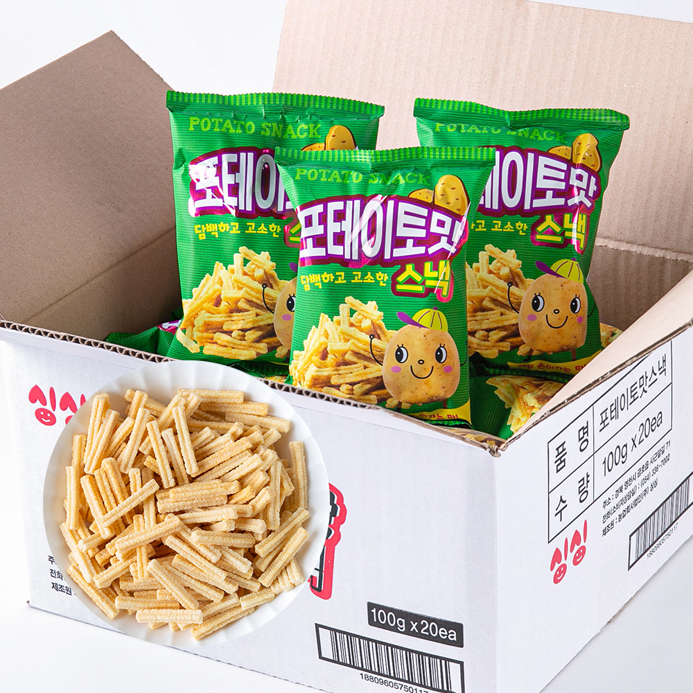 싱싱 포테이토맛스낵 100g 20입 : 오쎈스토어