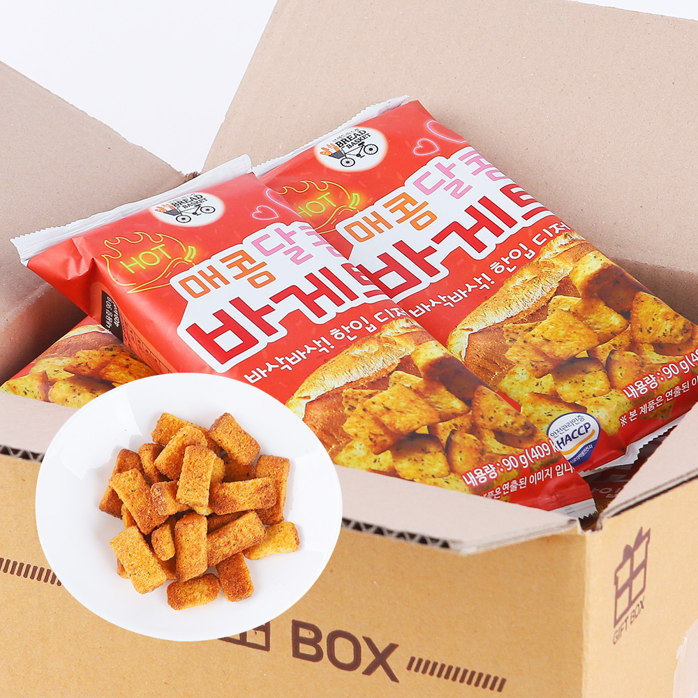 매콤달콤바게트 90g 6봉 : 오쎈스토어