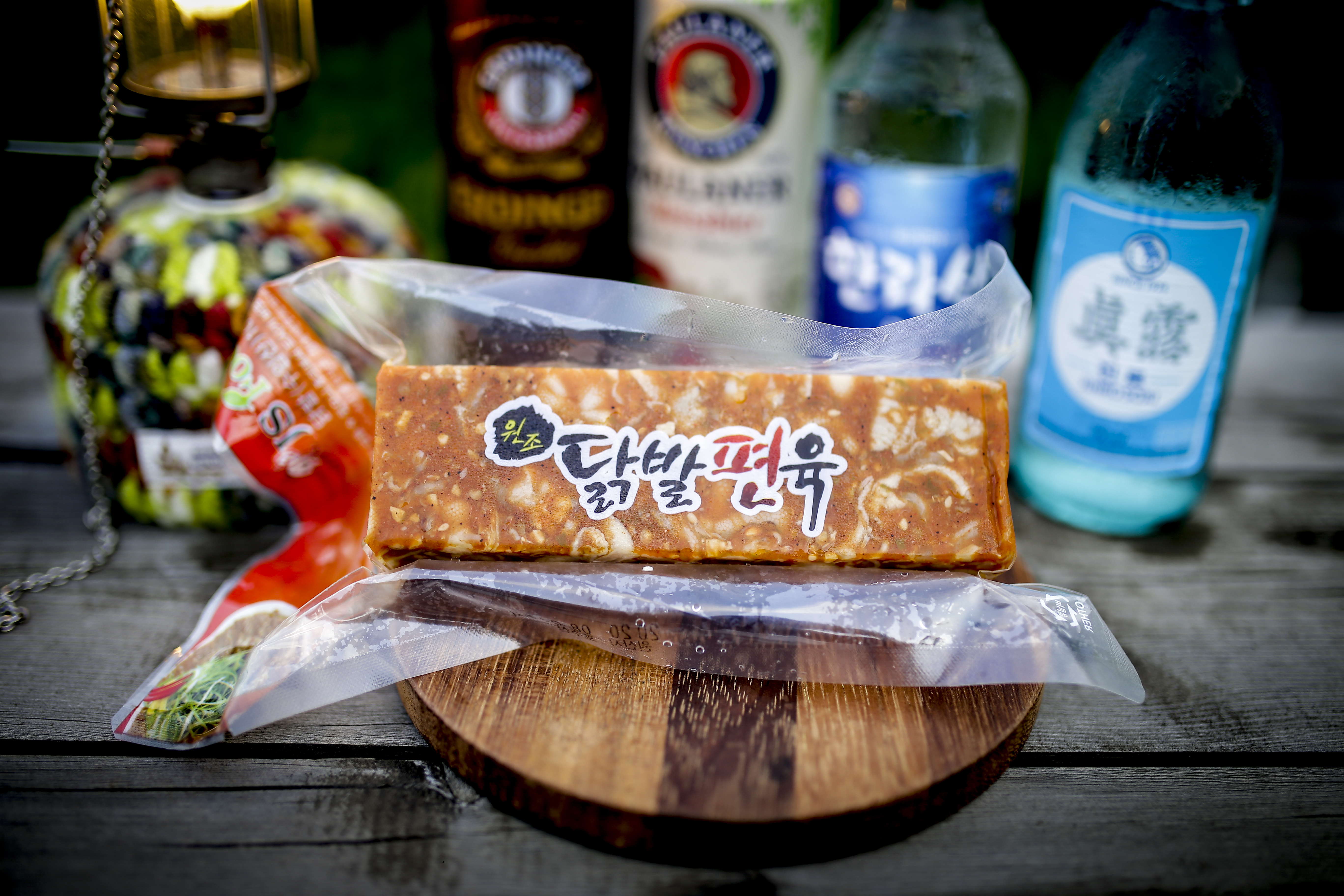 [5팩 무료배송]원조 닭발편육 1.5kg이상 무뼈 매콤 꼬들 쫄깃(제이에스푸드 경기지사) : 닭발은 닭바리
