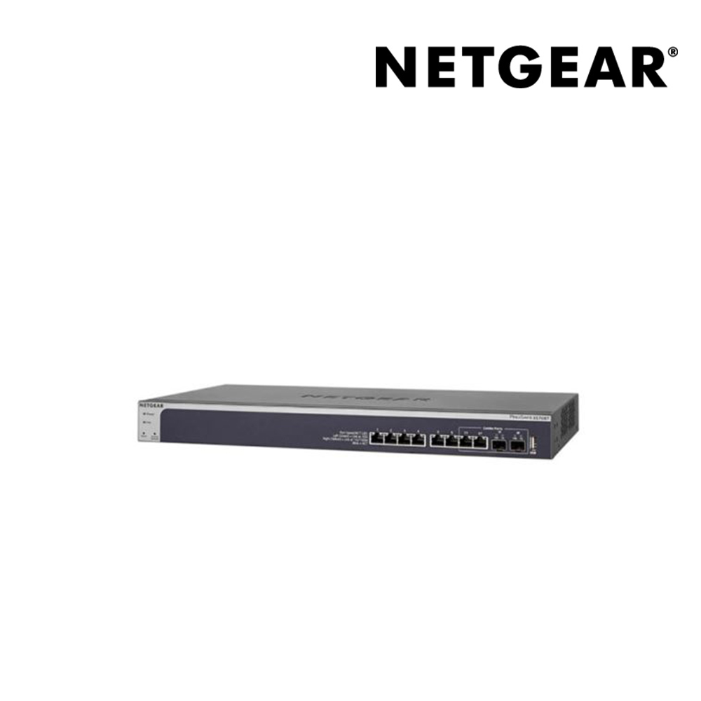 XS708T 스위칭허브 넷기어 10G 8포트 or 10G SFP+2포트 랙마운트가능 : 주식회사와이파이
