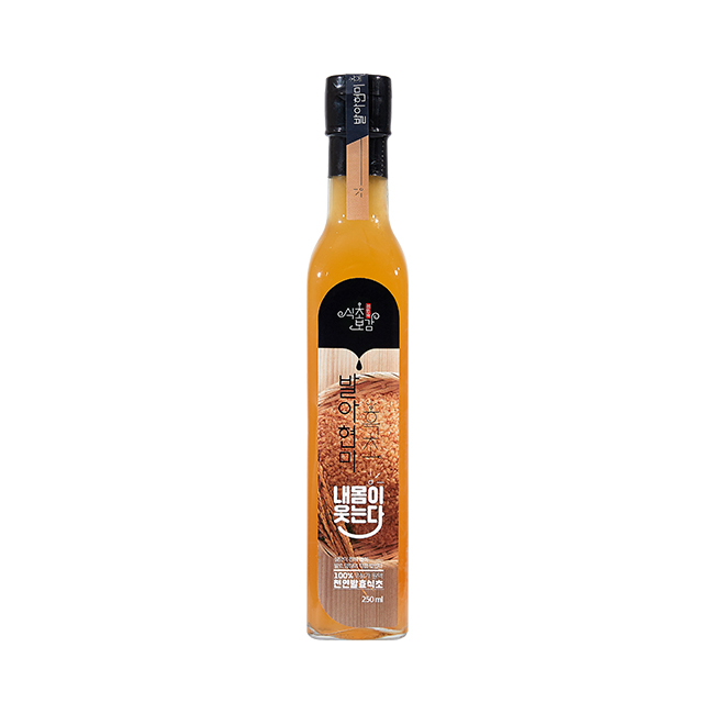 발아현미흑초 250ml / 발아현미+쌀누룩 / 당뇨·암 환자를 위한 GABA / 7가지 필수 아미노산 함유 / 정인숙 식초보감-(주)초정 : 모든 발효