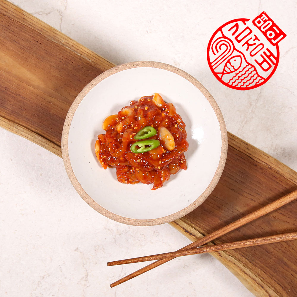 오징어젓 젓갈 150g 250g / 김정배명인 / HACCP : 전국대표팔도장터