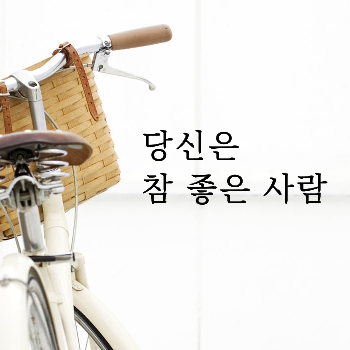 루리앤메리 따뜻한 말 046 당신은 참 좋은 사람 감성 레터링 스티커 데코스티커 : 루리앤메리