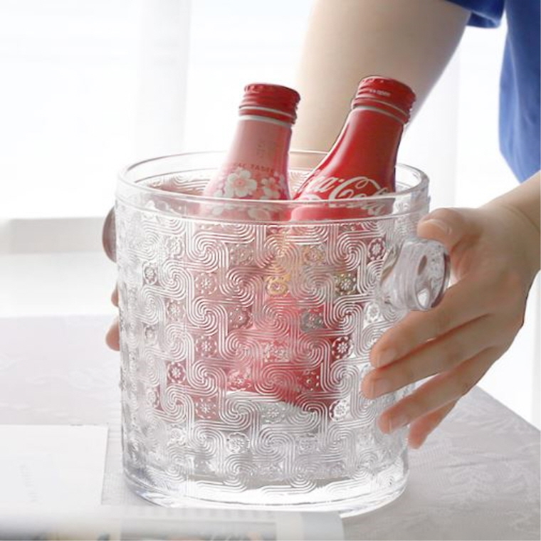 마르 올라 와인 샴페인 맥주 음료 아이스 얼음 바스켓 버킷 바켓 칠링 칠러 쿨러 얼음통 : 따따스초이스