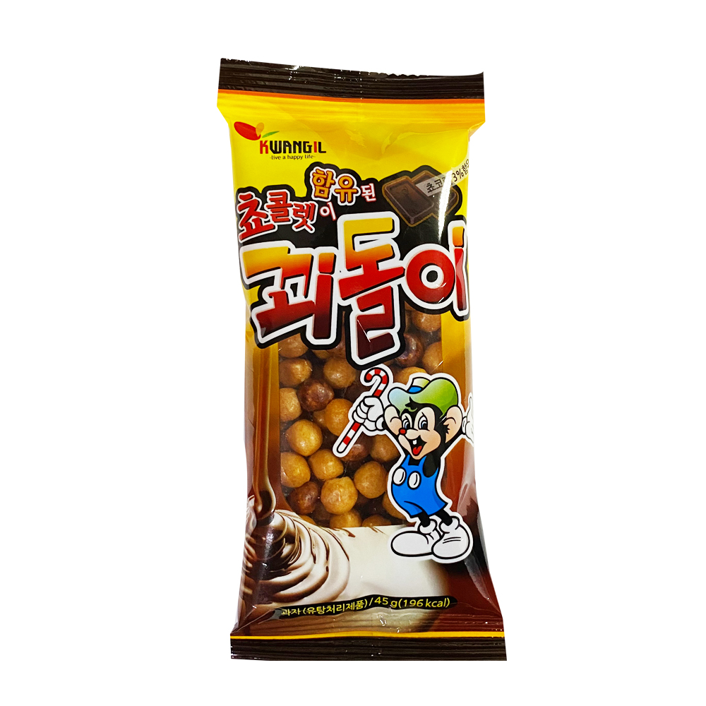 꾀돌이 40g 추억의 과자 문방구 대용량 옛날과자 불량식품 사무실 회사 초등학교 : 스윗핑거스