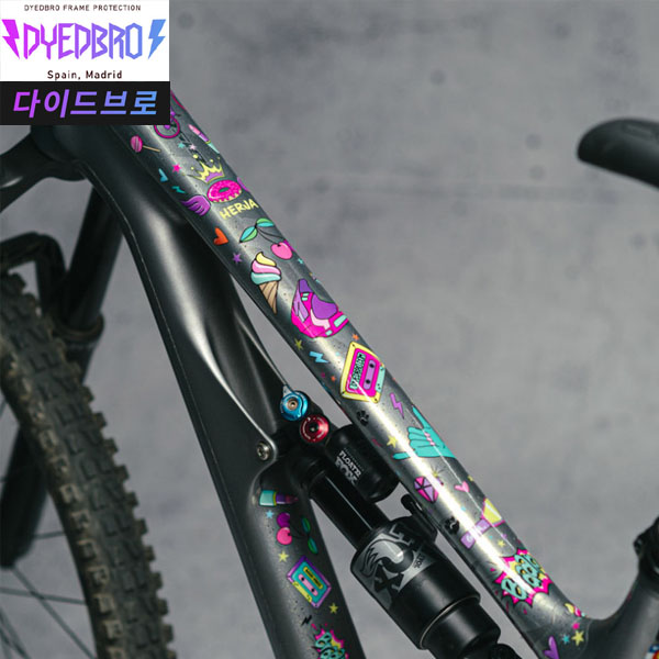 다이드브로 유니콘(glitter) 자전거보호필름 스페인산 DYEDBRO FRAME PROTECTION : 아이디 바이크
