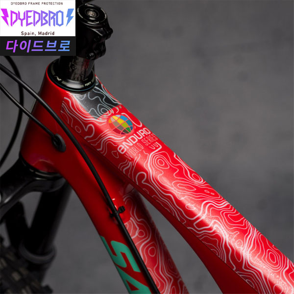 다이드브로 엔듀로 월드 시리즈 자전거보호필름 스페인산 DYEDBRO FRAME PROTECTION : 아이디 바이크