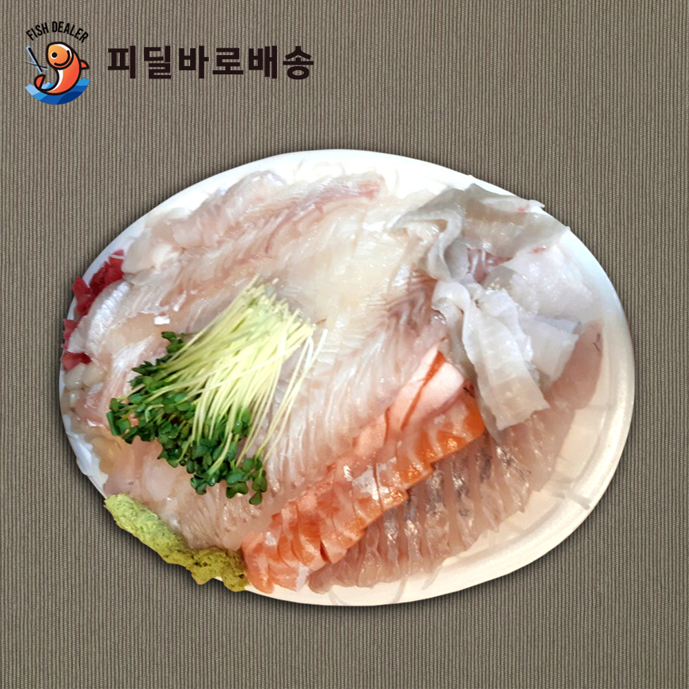 [퀵배송] 노량진수산시장 진도진진수산 회배달(연중무휴/주말,공휴일 가능) : 피딜
