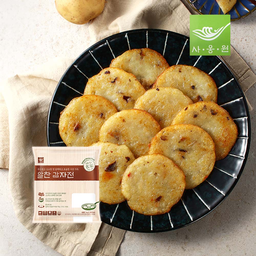 사옹원 알찬감자전 1kg 1봉 30g 34개입 : 또와몰53