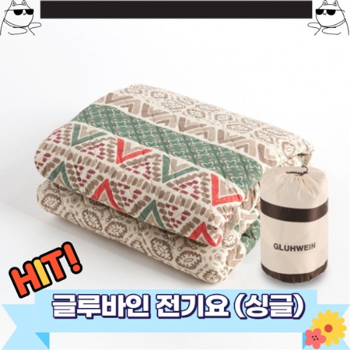 겨울철 대비용품 전기요 (프리그) 싱글 사이즈  DT1 : 칠공팔