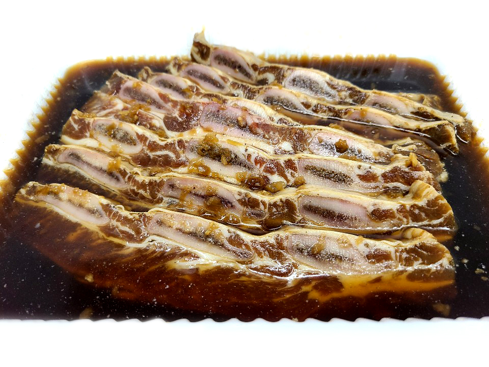 양념LA갈비 2.4kg (1.2kg x 2통) 블랙앵거스 달달 수제 양념 LA갈비 : 하남이조