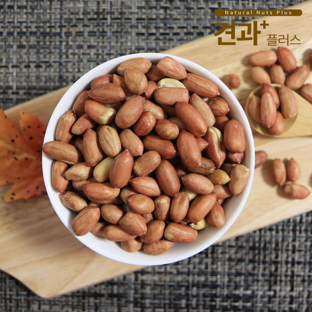 견과플러스 볶음땅콩 450g 1봉 : 견과플러스