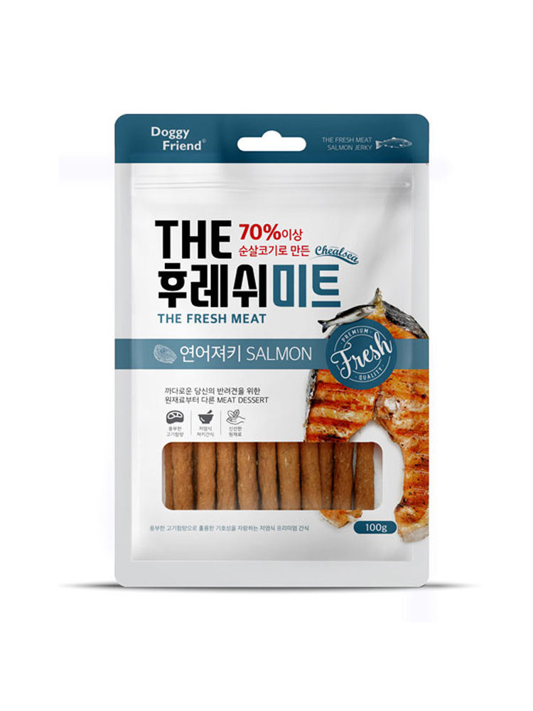 도기프렌드 첼시 더 후레쉬 미트 오리져키 100g : 장군이펫