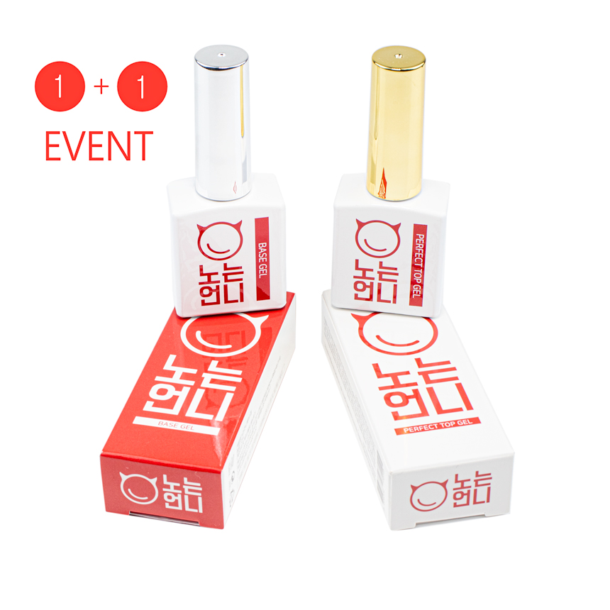 완벽세트 베이스젤(강한유지력) + 퍼펙트 탑젤(미경화X논와이퍼) 셀프젤네일 : 에이앤네일스토어