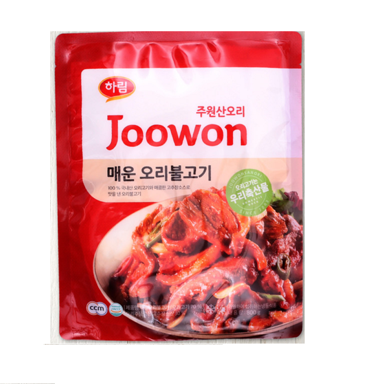 하림 주원산오리 매운오리불고기/오리주물럭 700g : 초가유통