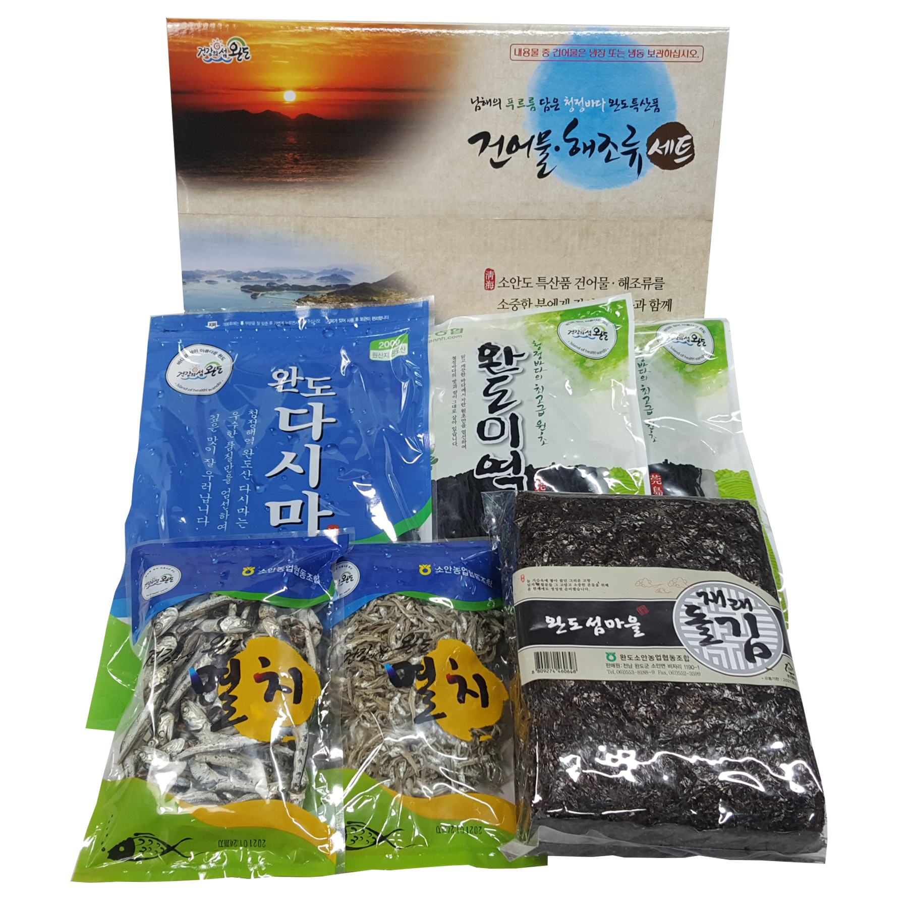 완도소안 실속A형 선물세트 (다시팩 무료증정) : 완도소안건어물