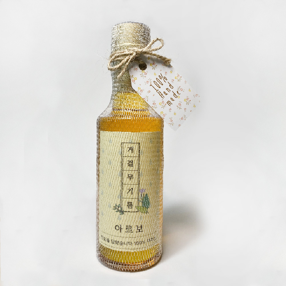180ml 가래 기침 기관지 폐에좋은음식 여주산 게걸무 씨앗 기름 : 아르보Arbo
