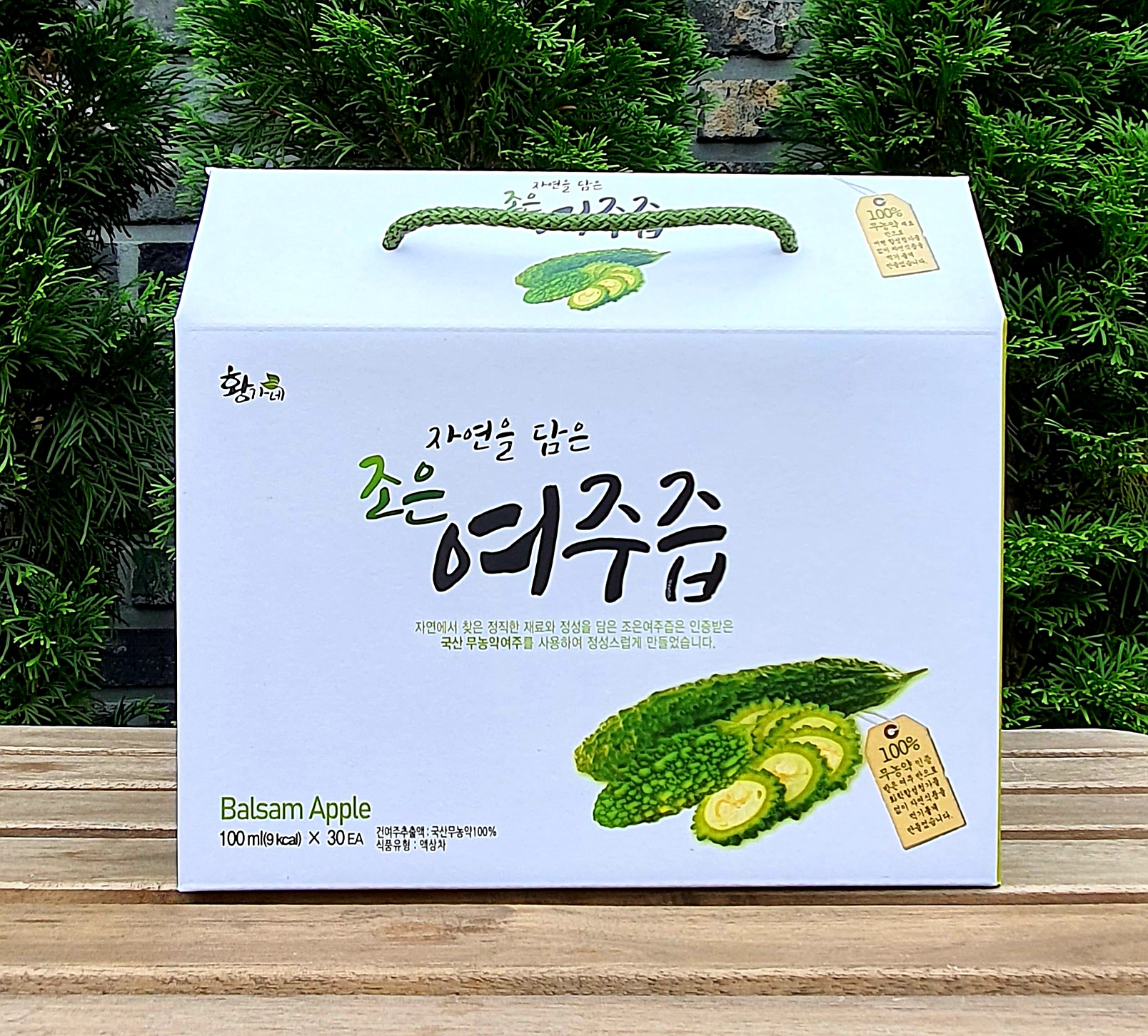 여주즙 국내산 100ml 30포 친환경 무농약 여주 : 황가네유니농장
