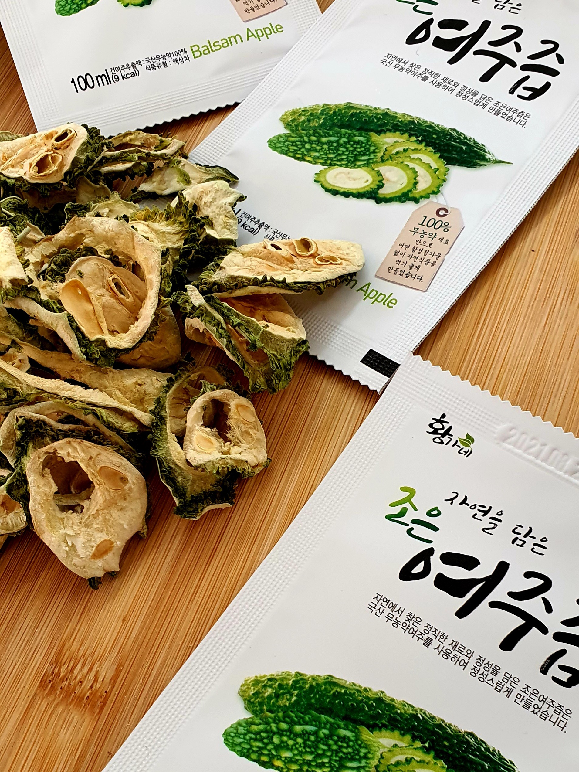 여주즙 국내산 100ml 30포 친환경 무농약 여주 : 황가네유니농장