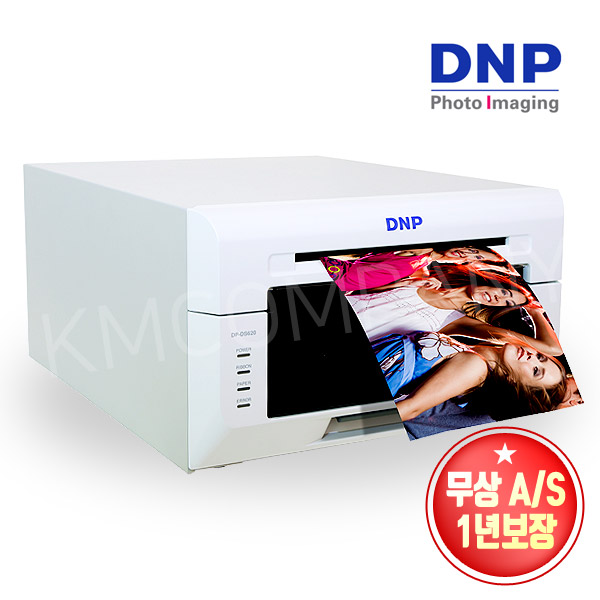 DNP정품 디앤피 DS620EX 디지털 프린터 무상AS 1년/ 고속출력 염료승화프린터 인화지 업무용 사진출력 고해상도 : 케이엠컴퍼니