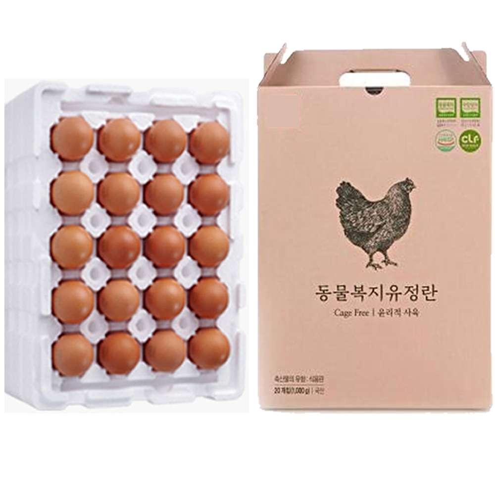 청조농산 동물복지 유정란 20구 : 청조 올바른 먹거리