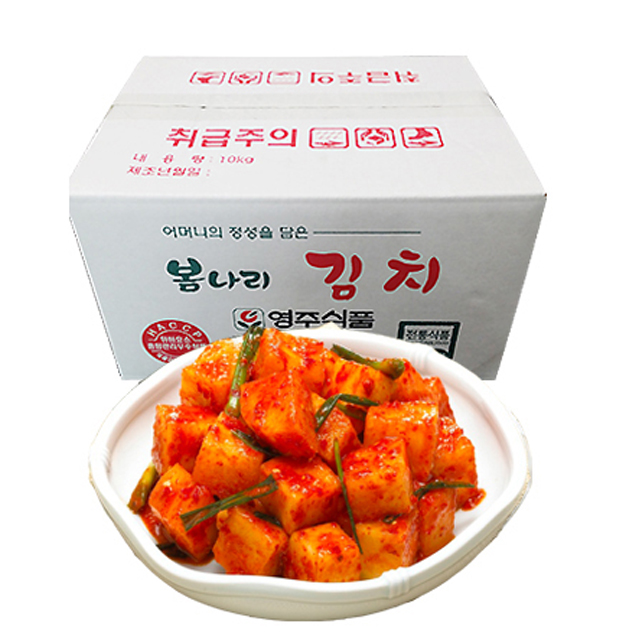 봄나리김치 국내산 깍두기 석박지 무우 주문3kg 5kg : 건강더채움