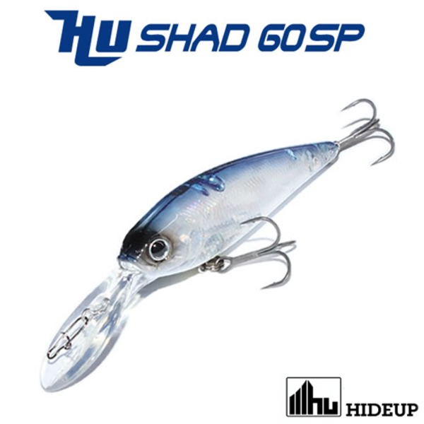 (루어뱅크) HIDEUP 하이드업 HU새드 60SP / HU SHAD 60SP : 루어뱅크