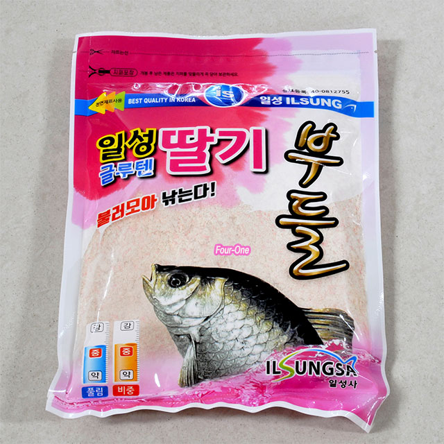 포원  일성사  부들 글루텐 딸기향 (부들 딸기) : 포원낚시
