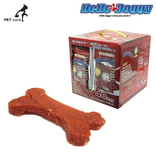 헬로도기 내츄럴 소갈비 1200g (30g x 40개) : 제이엔팩토리