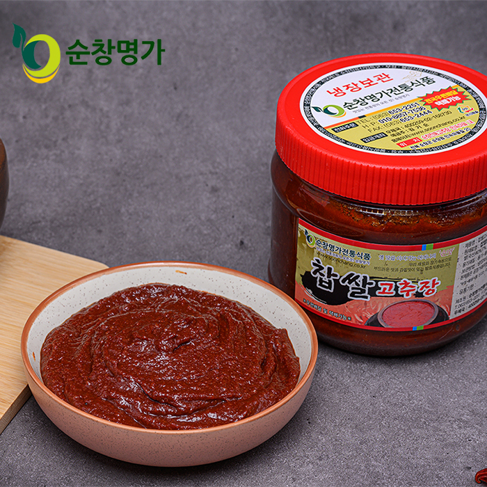 순창 명가 찹쌀고추장 1kg : 순창명가전통식품