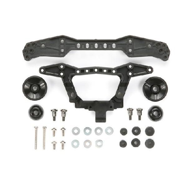 [미니카부품] Carbon Reinforced Rear Double Roller Stay (3 Attachment Points) : 아이하비